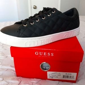 White and Black Guess shoes 7.5